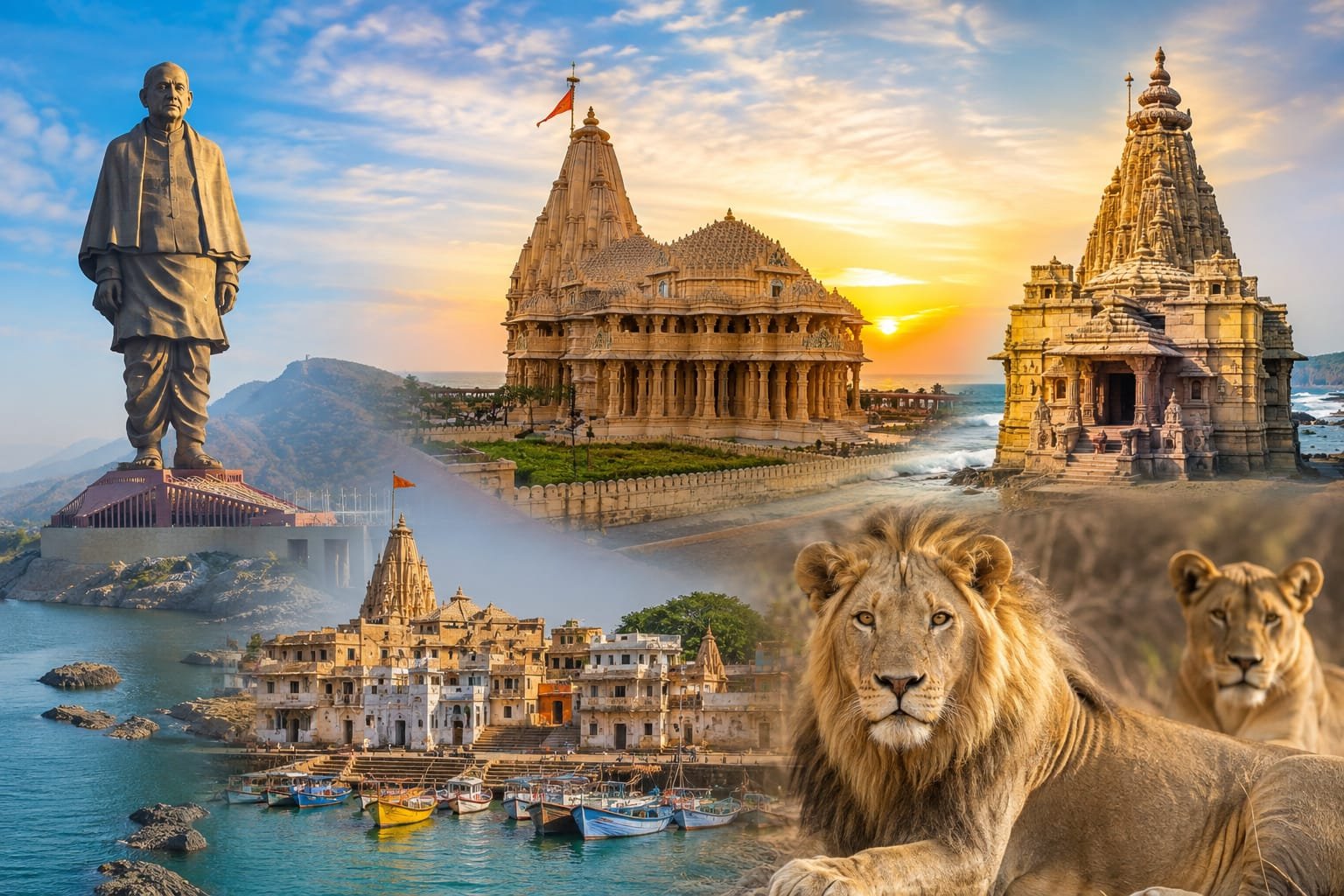 Dwarkadhish & Somnath with Sasan Gir Tour